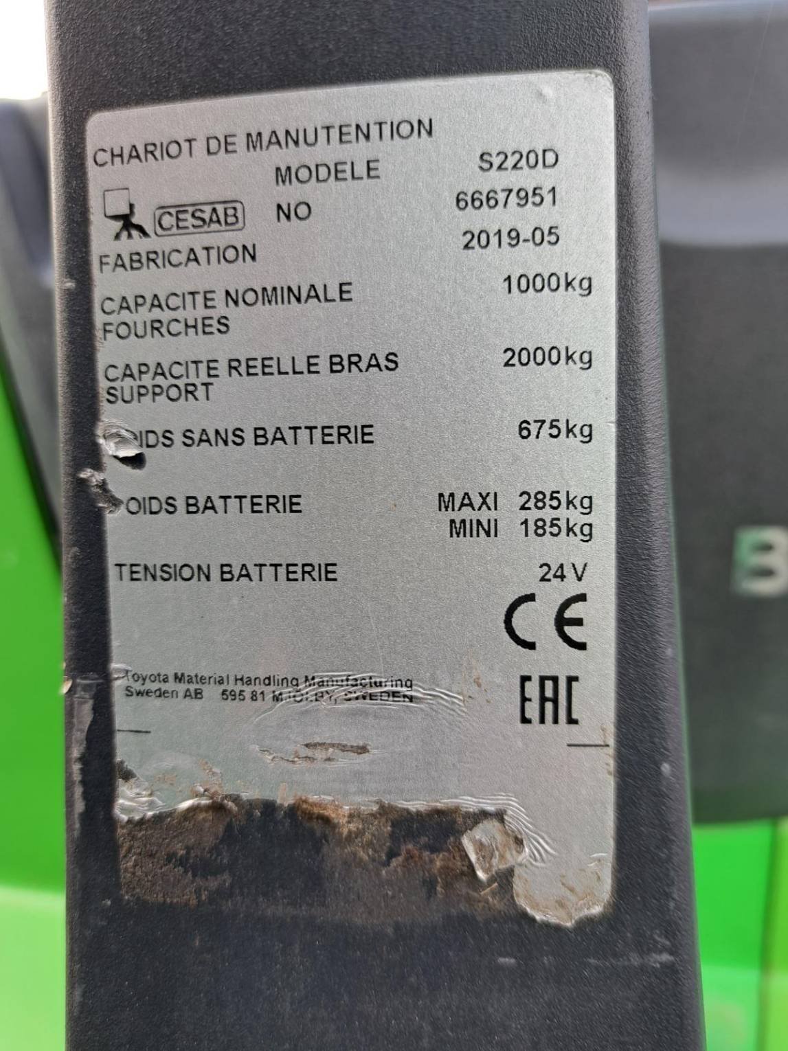 Gerbeur CESAB S220D