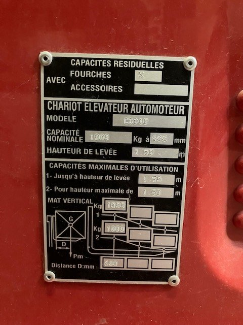 Gerbeur Hangcha CDD10-AMC1