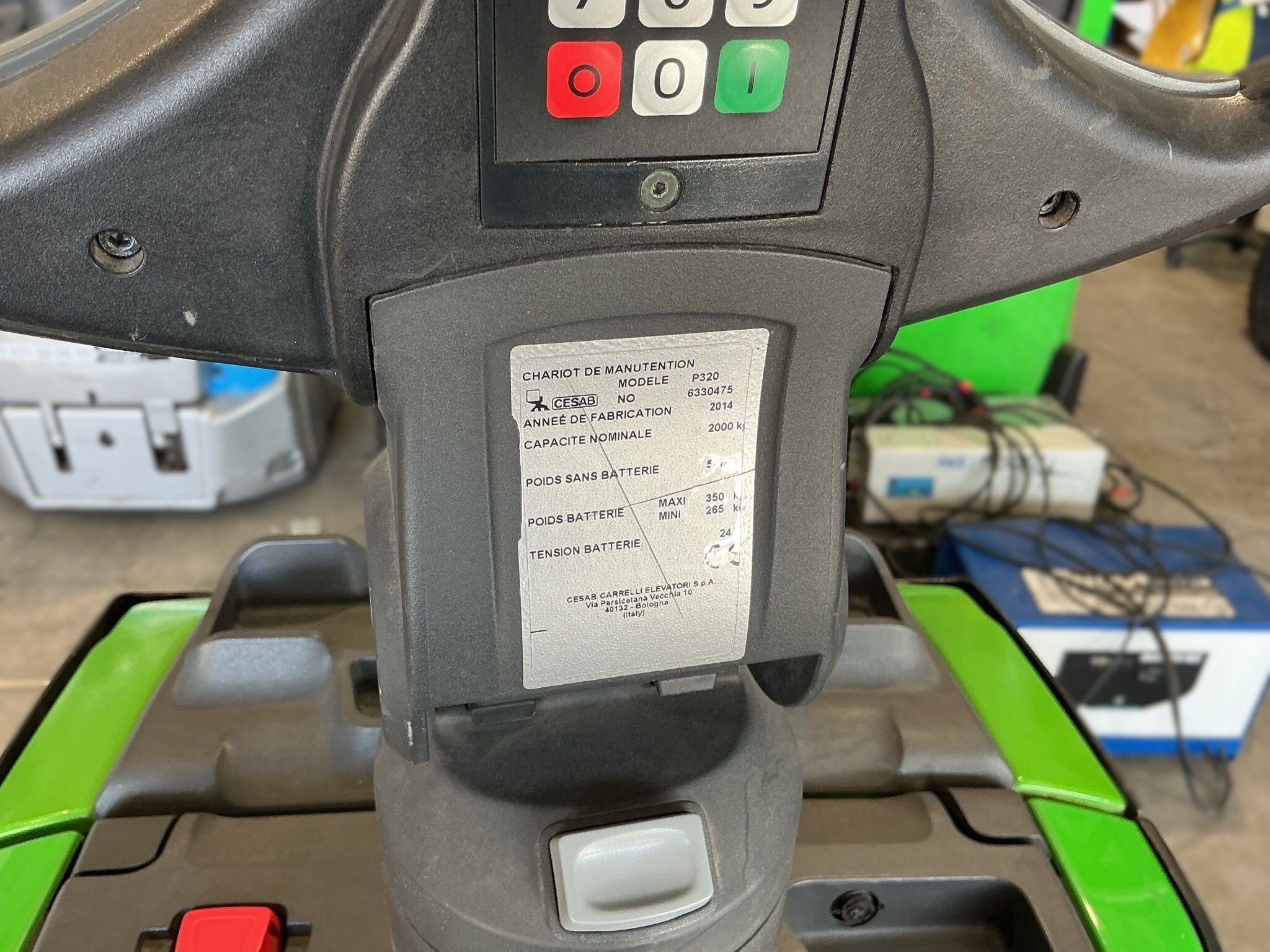 Transpalette électrique CESAB P320
