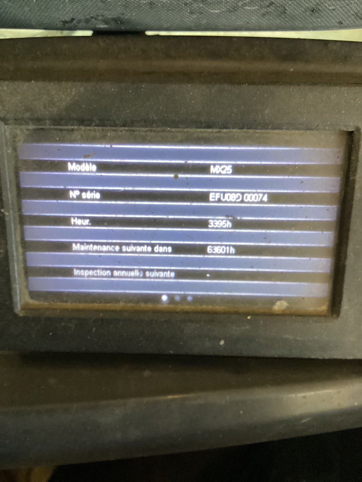 Chariot élévateur frontal UniCarriers MX25