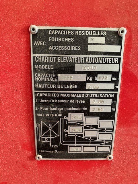 Gerbeur Hangcha CDD10-AMC1