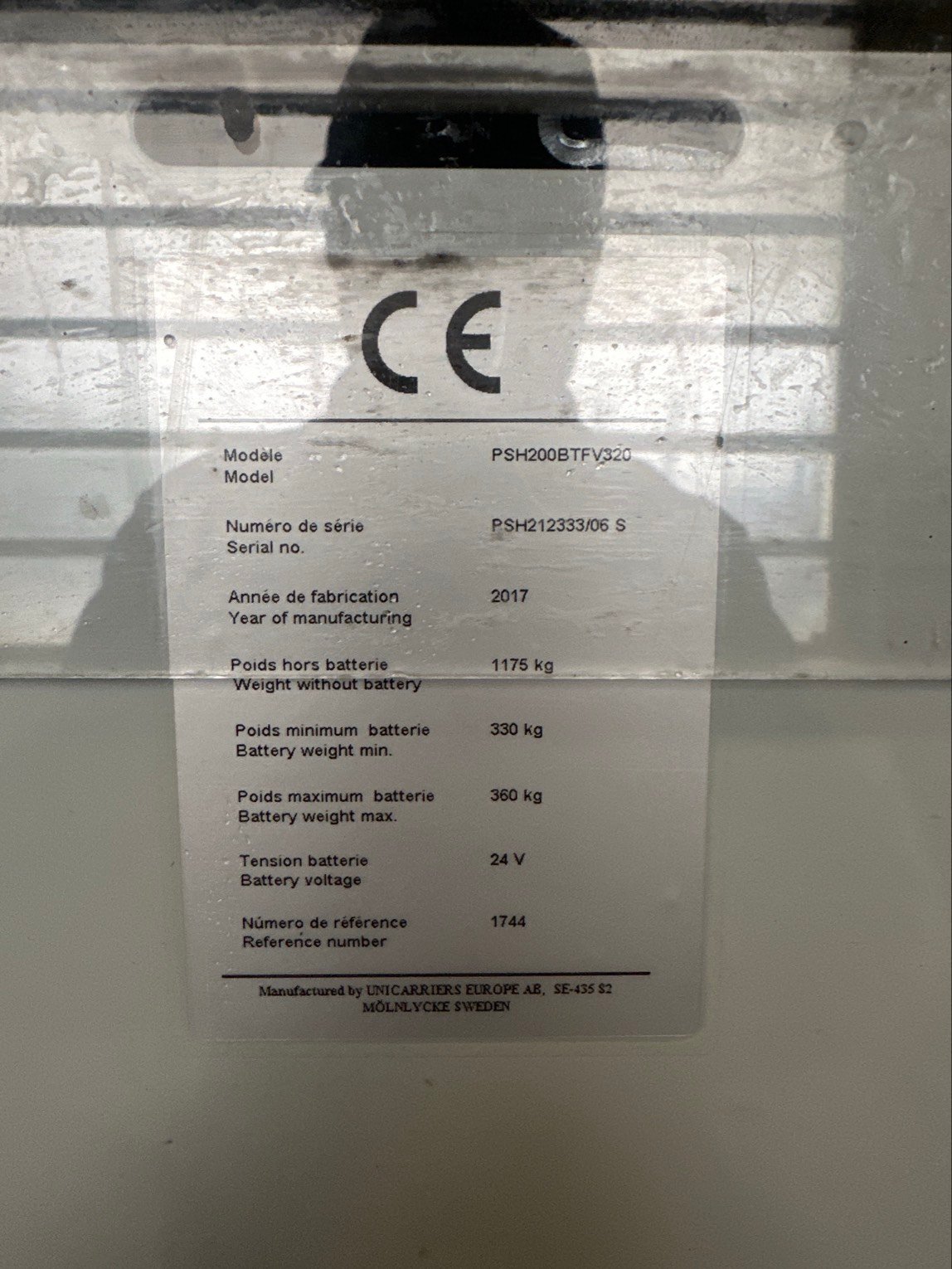 Gerbeur UniCarriers PSH200