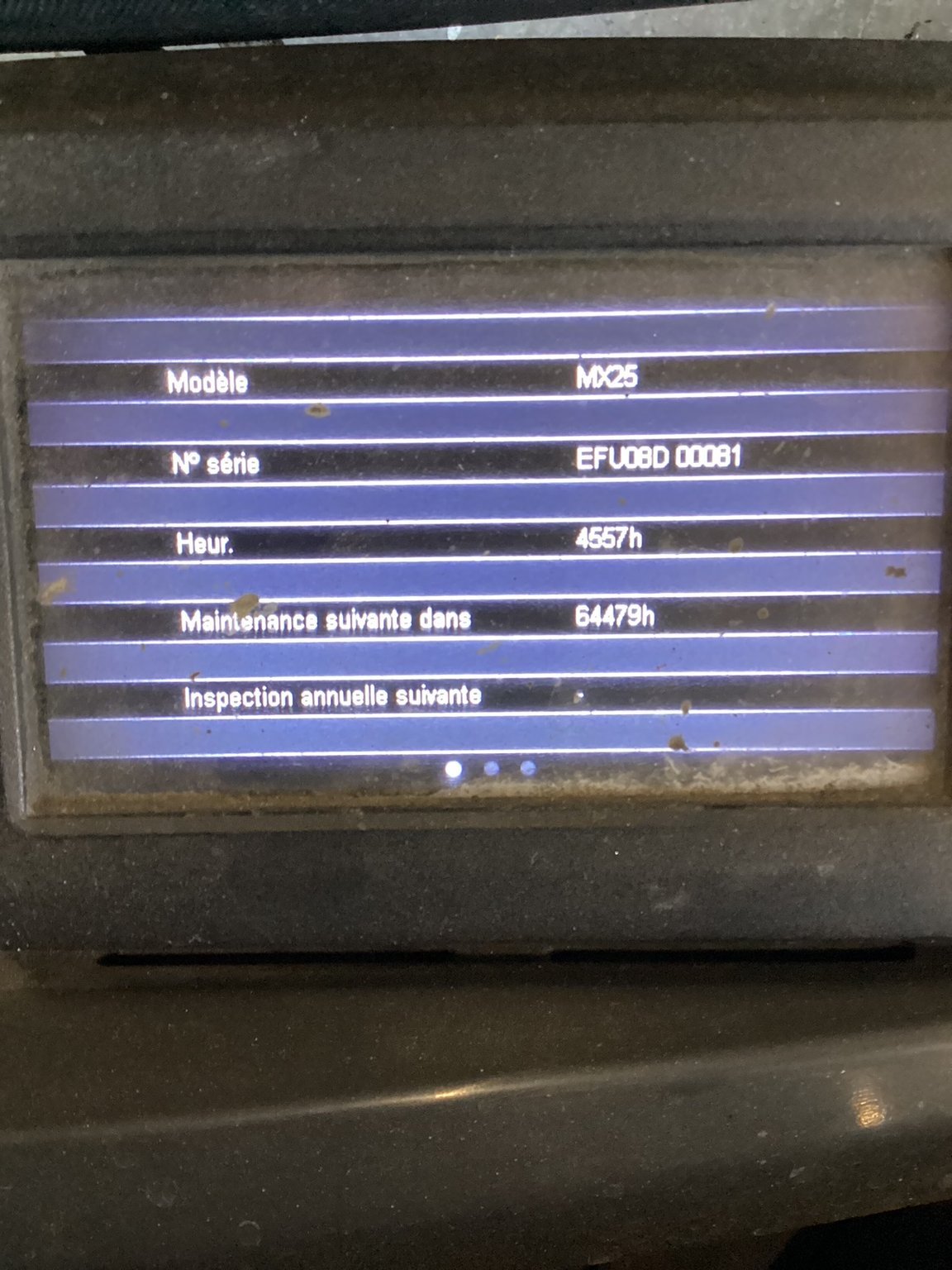 Chariot élévateur frontal UniCarriers MX25