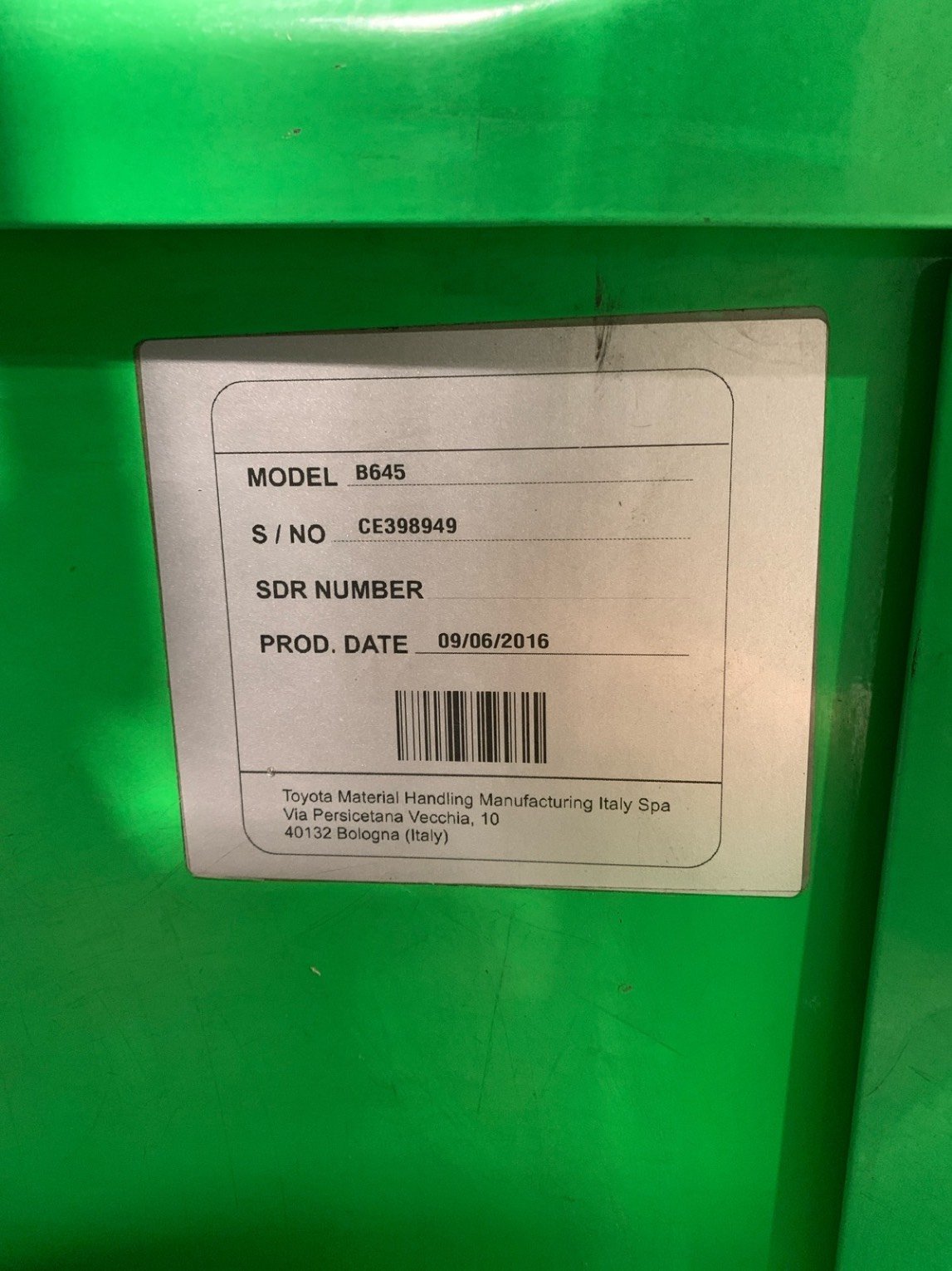 Chariot élévateur frontal CESAB B645