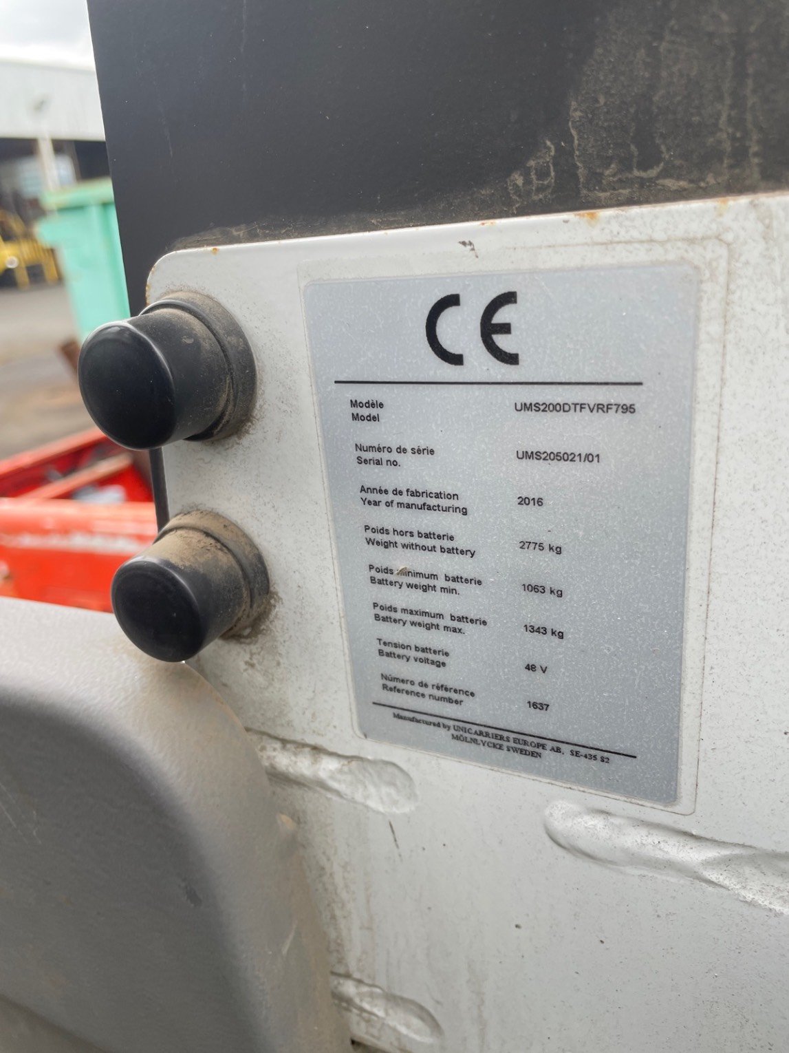 Chariot à mât rétractable Atlet UMS200