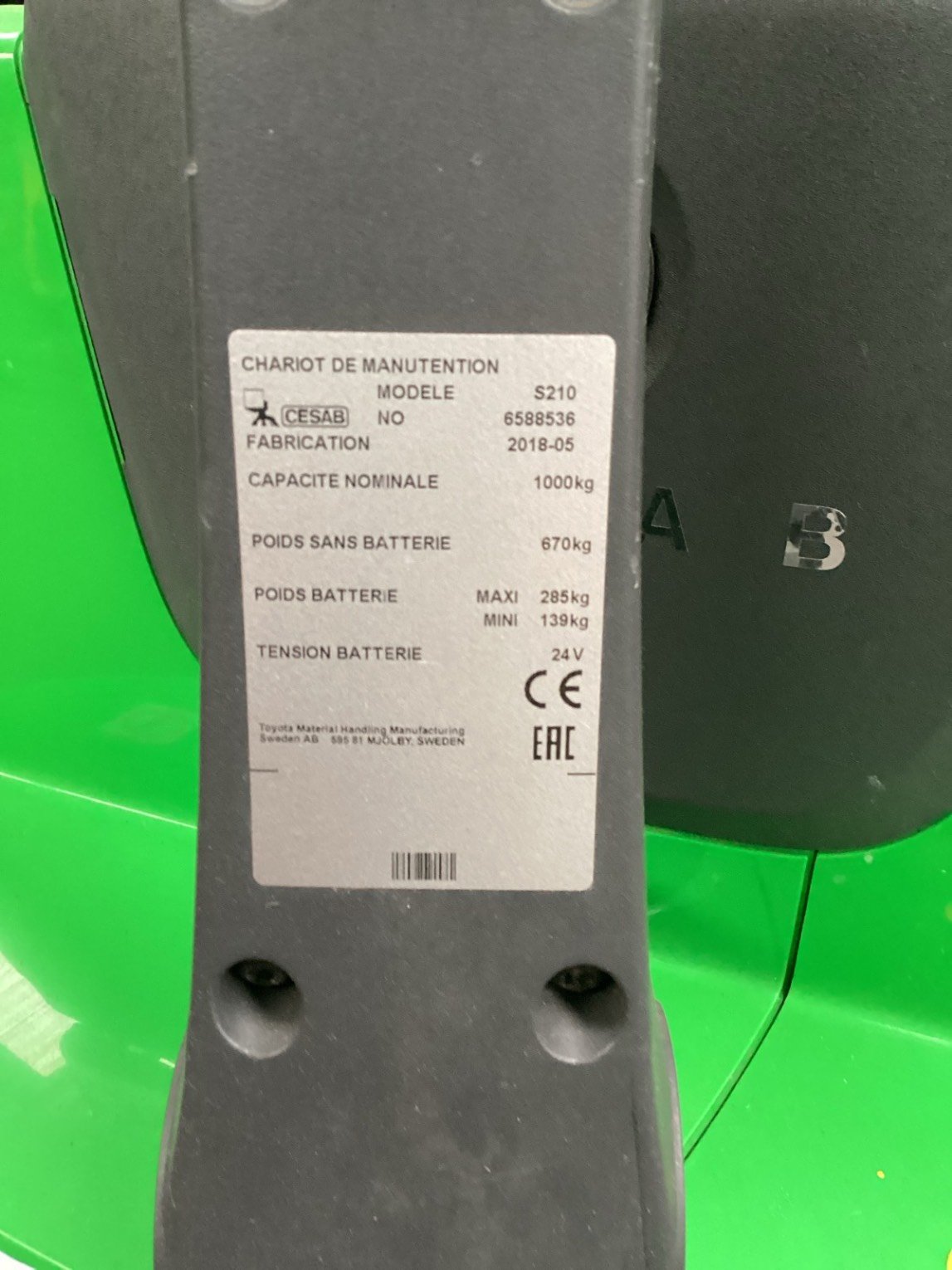 Gerbeur CESAB S210