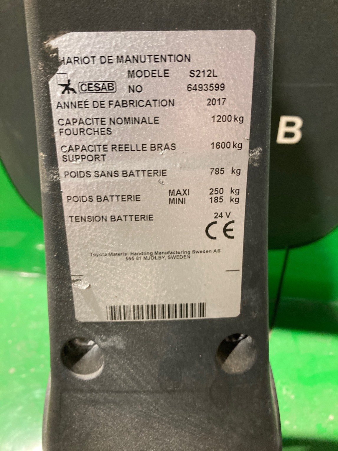 Gerbeur CESAB S212L