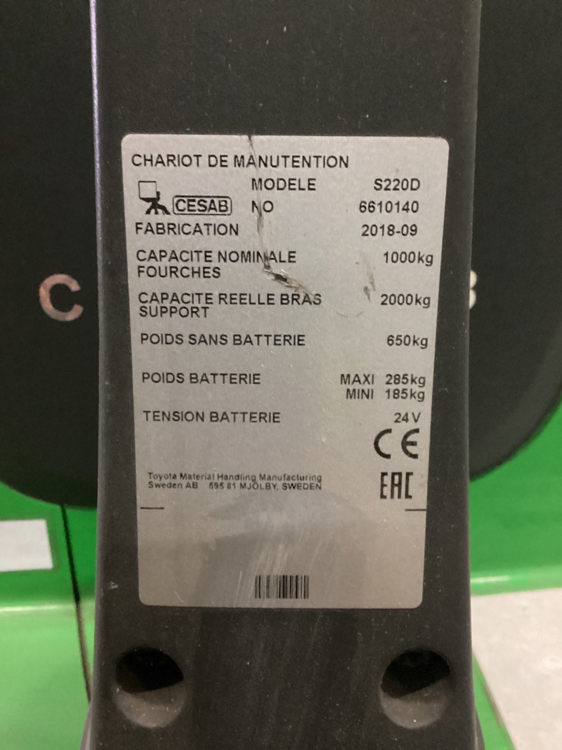 Gerbeur CESAB S220D