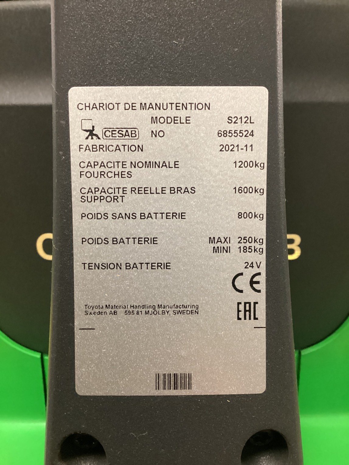 Gerbeur CESAB S212L