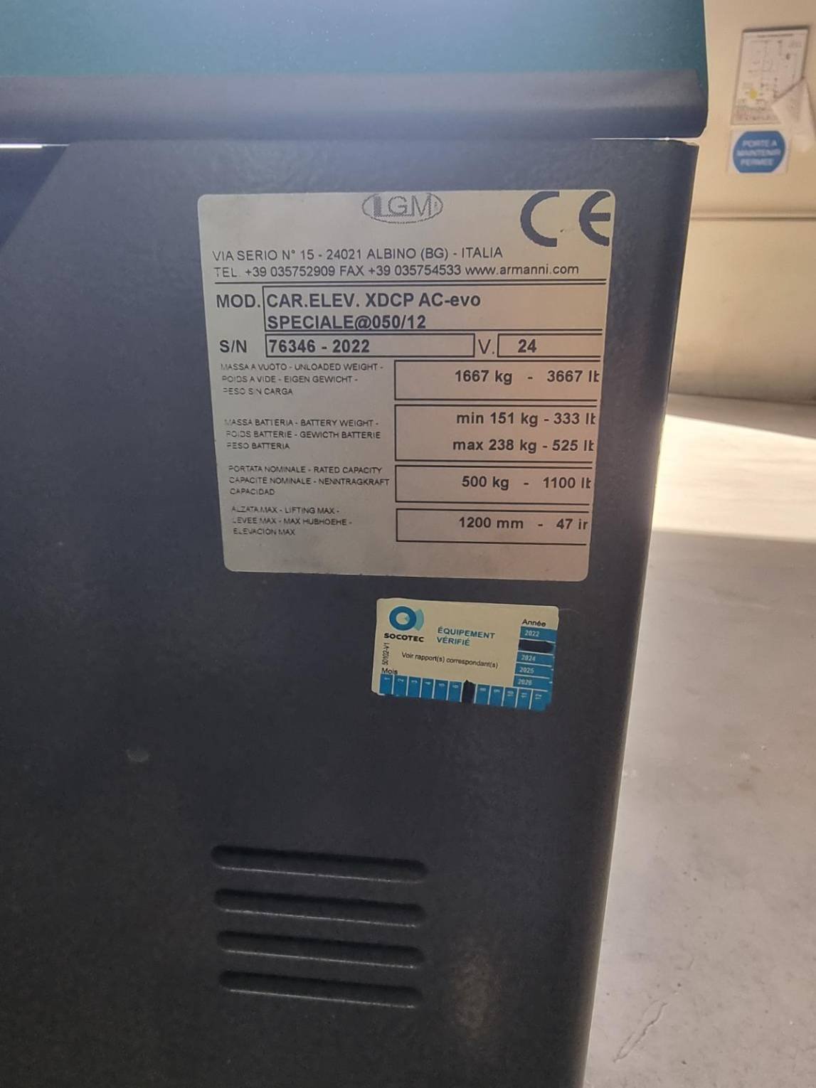 Gerbeur Habrial XDCP AC EVO