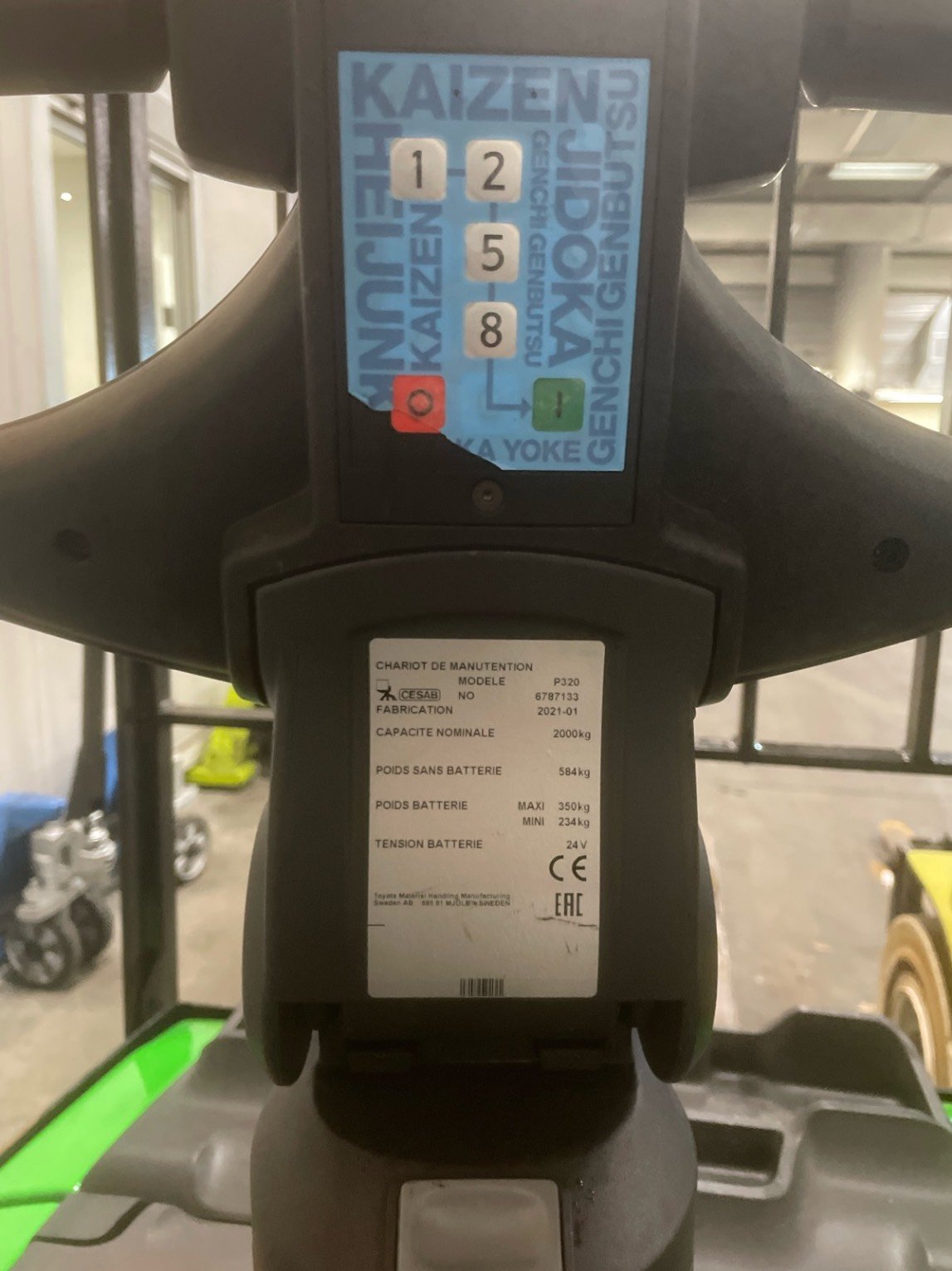 Transpalette électrique CESAB P320