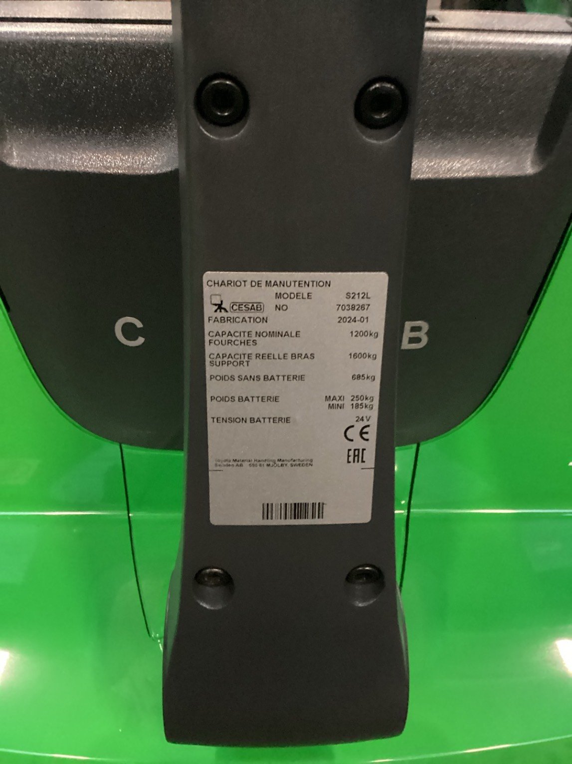 Gerbeur CESAB S212L