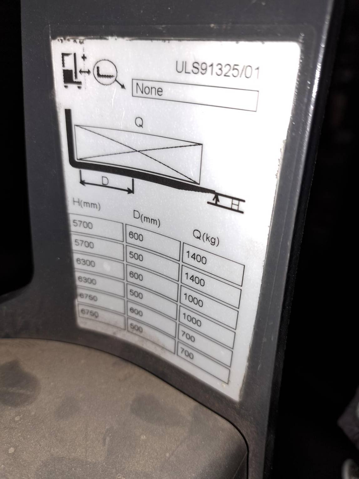 Chariot à mât rétractable UniCarriers ULS140