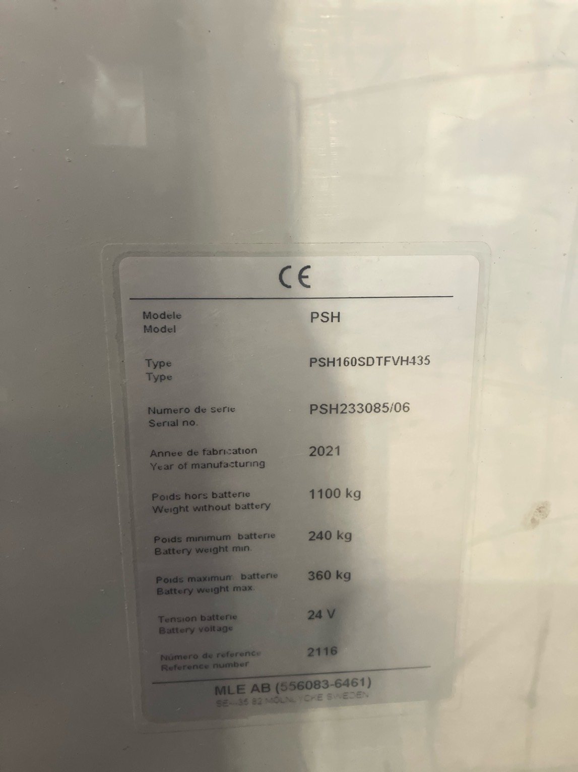 Gerbeur UniCarriers PSH160