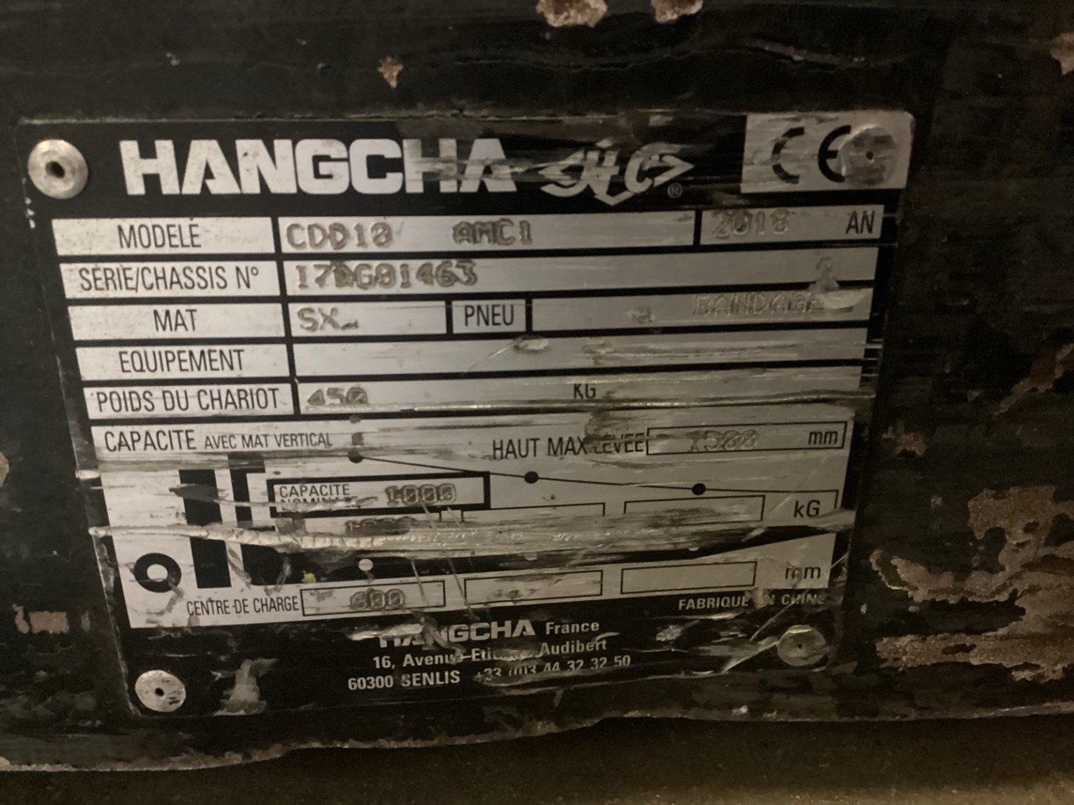 Gerbeur Hangcha CDD10-AMC1